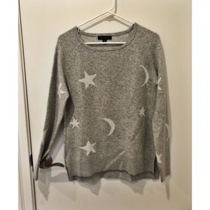 Ann Taylor Patterned Sweater Nylon/Wool Size M